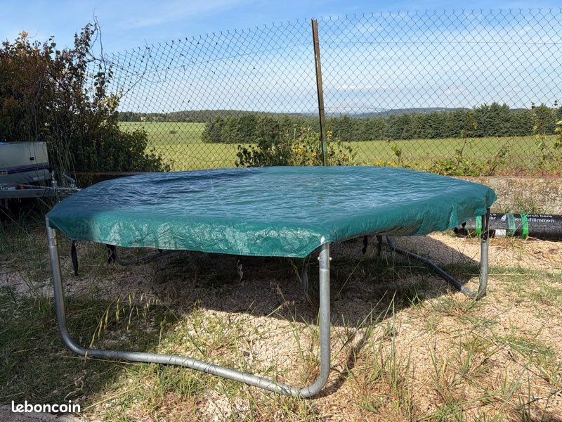 Trampoline extérieur 240 avec bâche de protection (image 5)