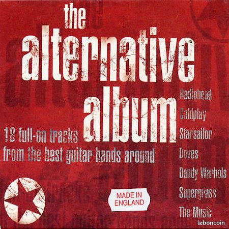 CD : The Alternative Album - Compilation Multi-Artistes (image 1)