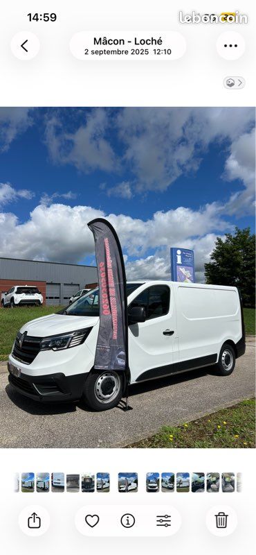 Renault trafic L1H1 grand confort 130cv 16.658HT GARANTIE 12 MOIS (image 2)