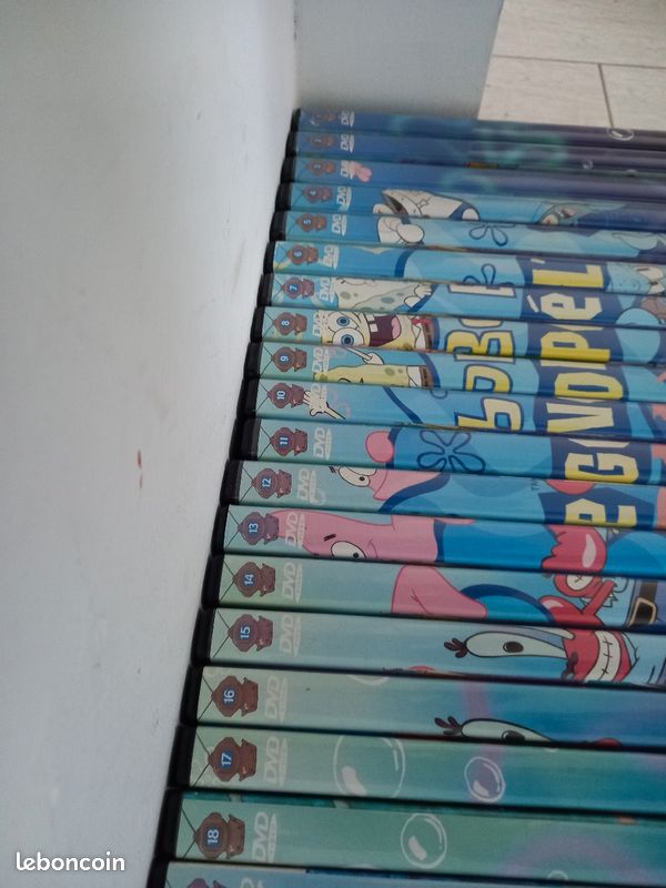 Collection de DVD Bob l'éponge intégralité de 1 au 38 manque le 31 pratiquement neuf (image 8)