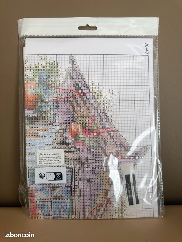 Kit NEUF broderie point de croix « Bonheur paisible » Magic Needle (image 2)