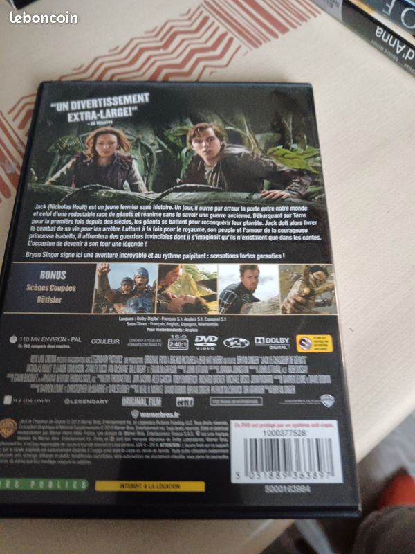 Dvd Jack le chasseurs de geants (image 2)