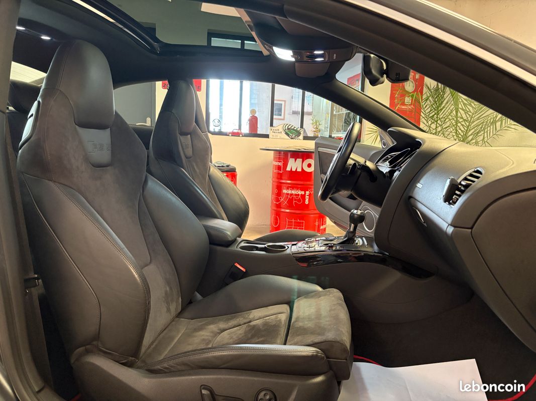Audi RS5 Coupé V8 4.2 FSI 450 Ch Quattro Boite STronic7 "B8" Toit Pano/Rotor20P/Hifi B&O/Gris Daytona/Carplay (image 8)