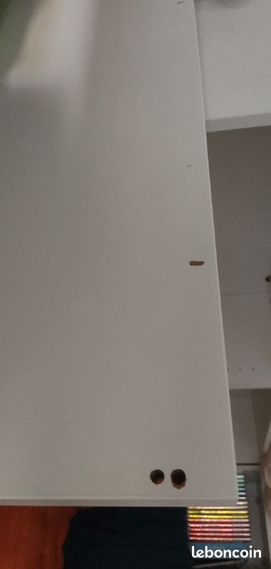 Lit bébé ikea stuva blanc et bois (image 3)
