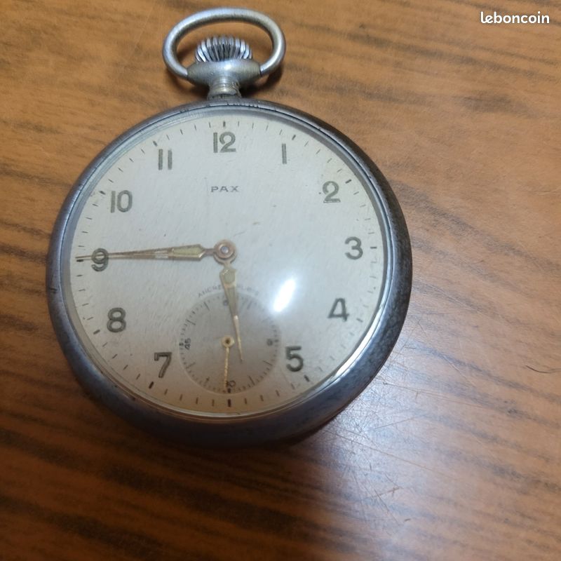Montre Gousset Ancienne De Marque PAX - Modèle Vintage à Collectionner