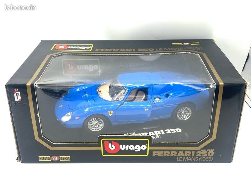 A47 1:18 BBURAGO BURAGO 3033 FERRARI 250 LM 250LM LE MANS 1965 MIB VERY RARE