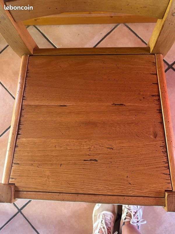 Vend chaises en chêne (image 2)
