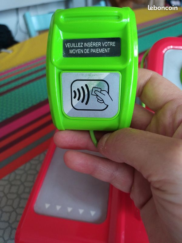 Caisse Enregistreuse Pour Enfants Avec Son, Microphone, 40 Accessoires – Jeu De Rôle Pâtisserie – Vert – Dès 4 Ans