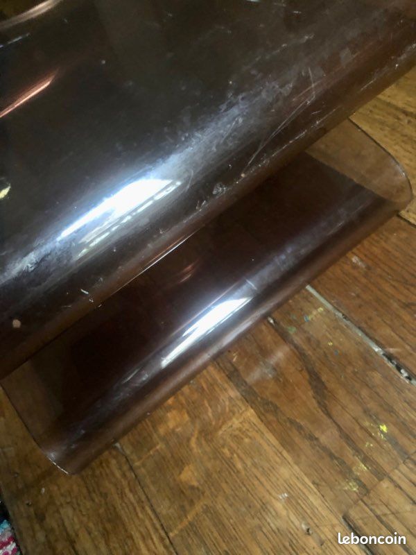 Porte revue plexi fumé vintage (image 7)