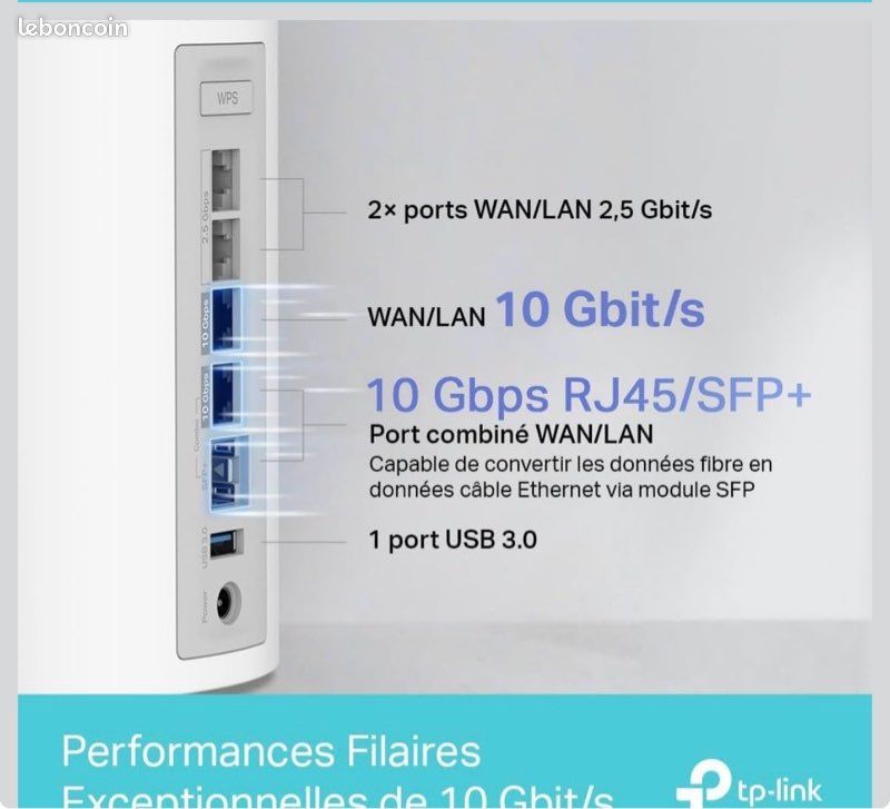 TP-Link Deco BE85 – Wi-Fi 7 BE19000 – 10 GbE – 6 GHz (image 2)
