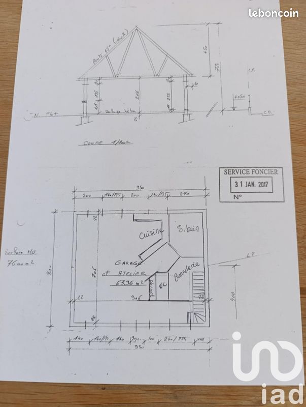 Maison 2 pièces 105 m² · à Villemoyenne · 105 m² · 96 500 €