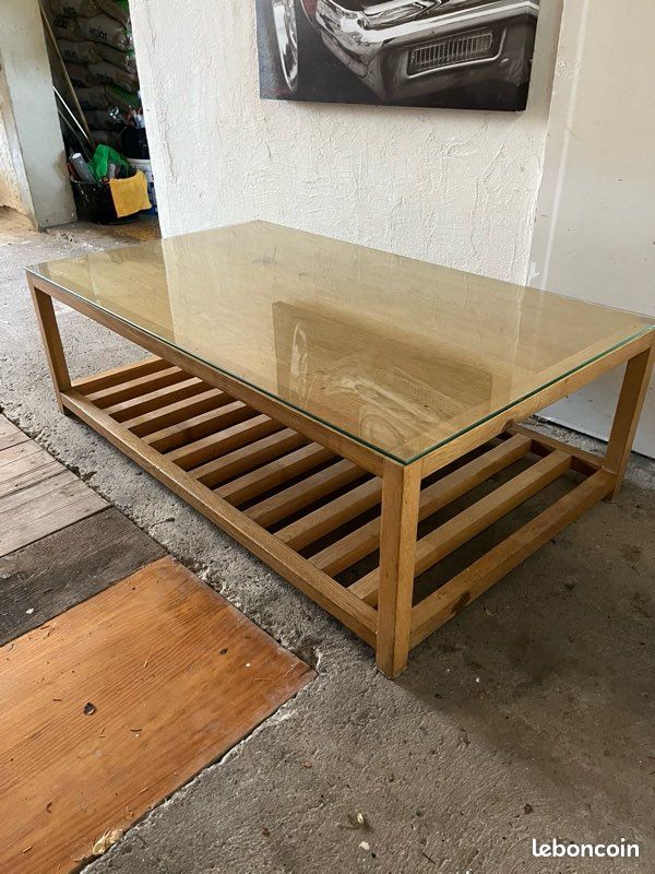 Table basse chêne (image 2)