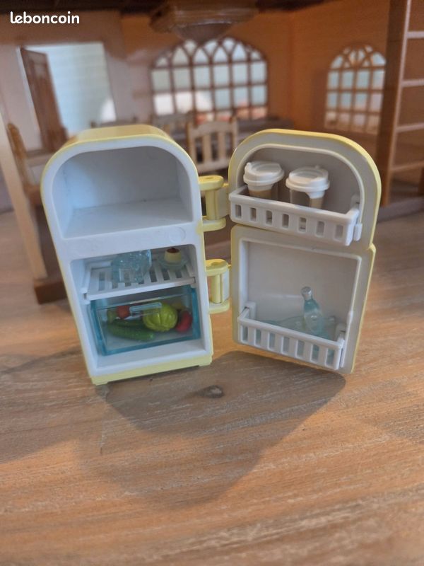 Maison aux 3 histoires et cosy cottage sylvanian + meubles (image 12)