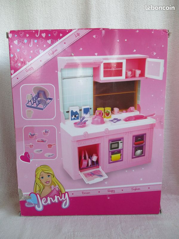 Mobilier poupée mannequin Barbie Jenny cuisine et accessoires (image 7)
