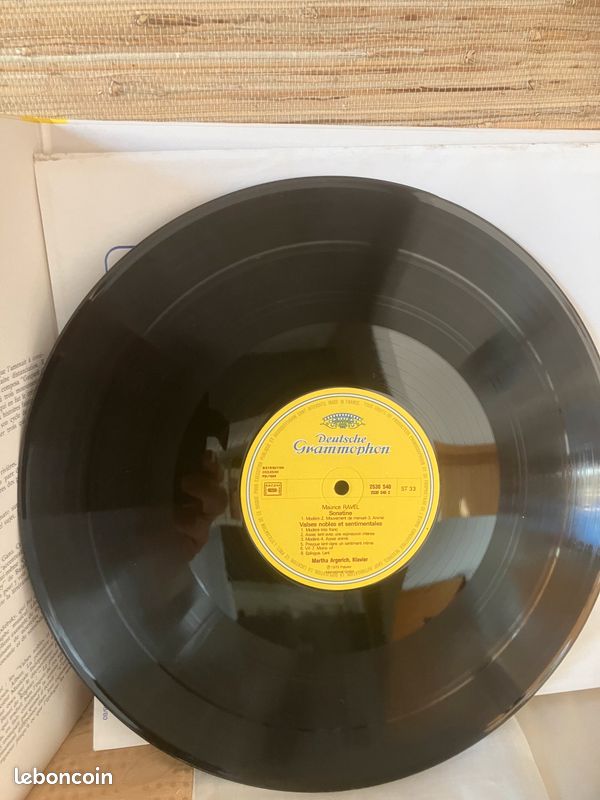 Argerich Ravel disque vinyle LP 33 tours (image 5)