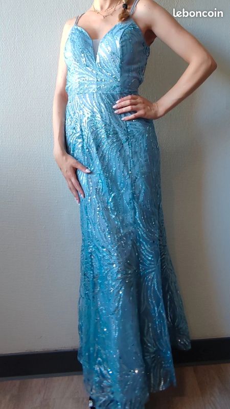Robe de Miss bleu ciel (image 3)