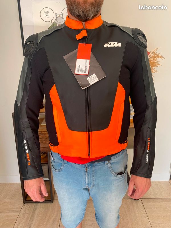 Blouson cuir racing KTM XXL / 56 (image 1)