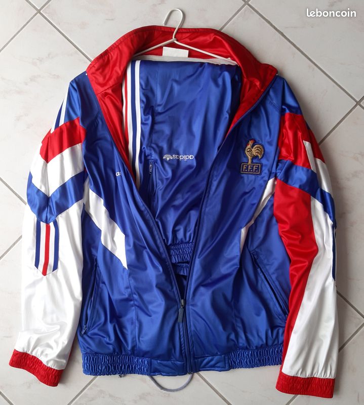 Survêtement vintage Adidas Équipe de France Euro 1992 Complet