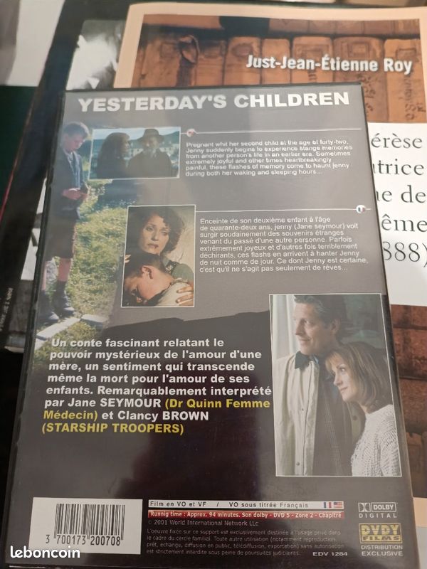 DVD Yesterday's children. Seymour (image 2)