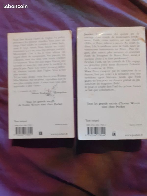 Lot 2 livres Isabelle Wolff (image 3)