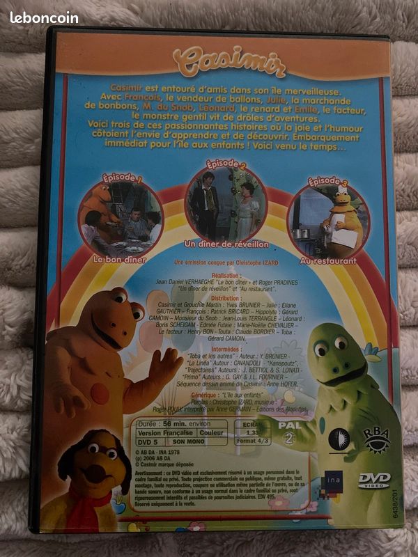 DVD Casimir dans l’île aux enfants n1 (image 2)