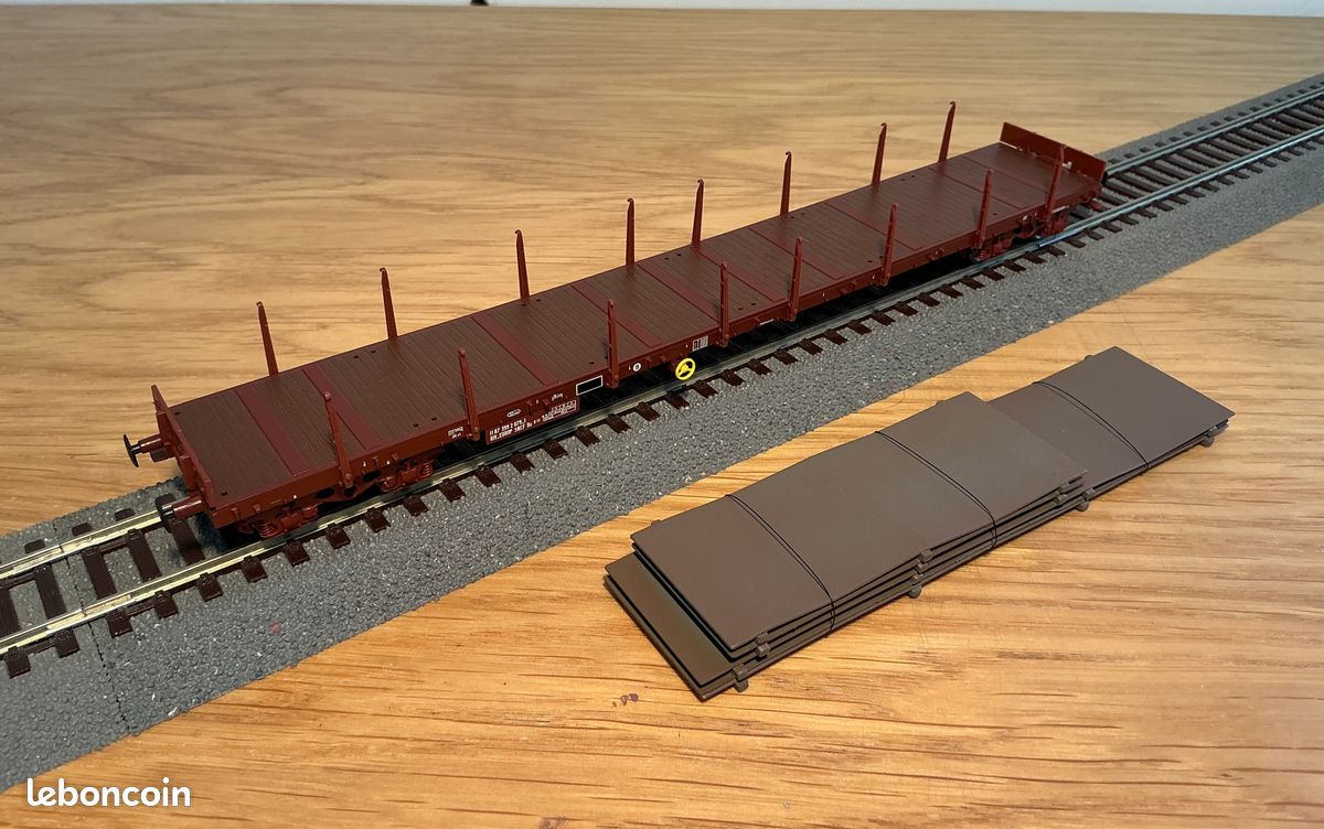 Jouef - Wagon plat Rs avec chargement de plaques - HJ6168 (image 3)