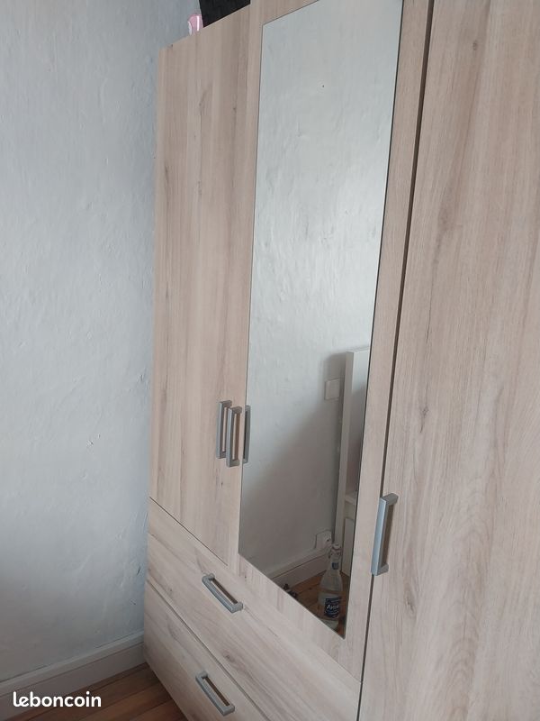 Armoire 3 portes 2 tiroirs (image 4)