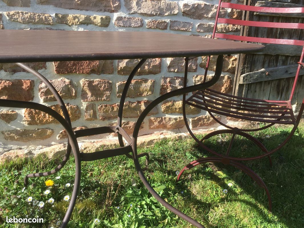 Ensemble de jardin en fer forge (image 8)
