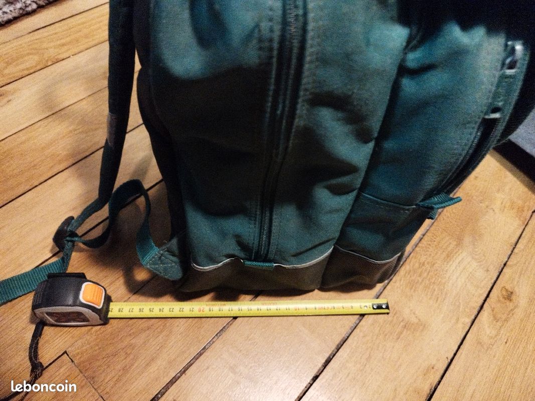 Cartable sac à dos Tanns vert foncé uni (image 8)