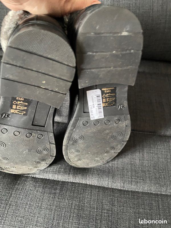 Paire de bottines noires San Marina 37 val2 (image 5)