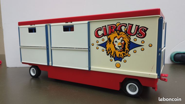Playmobil 4232 Circus Mr Loyal Avec Remorque Fauves Roulotte Cirque