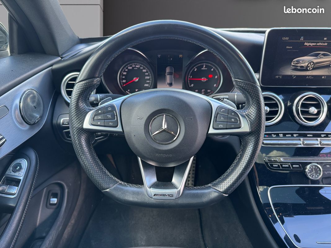 MERCEDES CLASSE C IV C220 D SPORTLINE AMG Toutes Options Toit Ouvrant Burmester Caméra 360 Sièges électriques chauffants Garantie 12 mois (image 13)