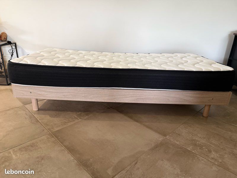 Matelas et sommier 90x190 (image 1)