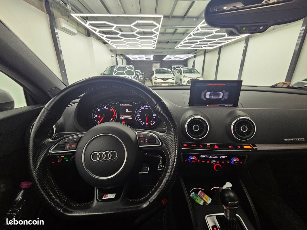 Audi A3 CABRIOLET Sportback S line 184ch quattro S-tronic / régulateur de vitesse auto adaptatif / siege chauffant /drive slect / climatisation bi-zone / feux automatique (image 18)