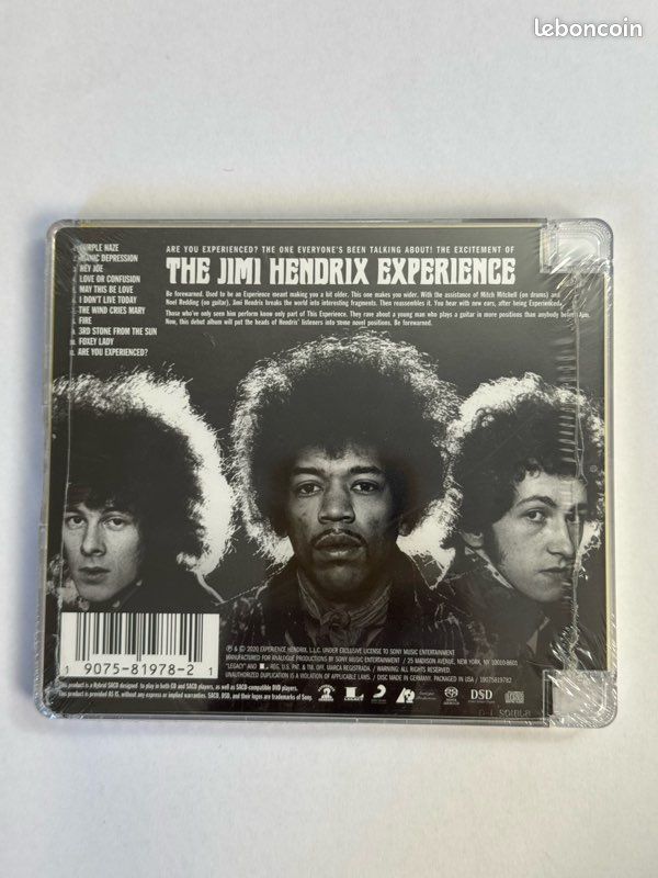 The Jimi Hendrix Experience - Are You Experienced?, SACD Rare, Neuf, 1967 Analogue Productions Hybrid Audiophile , Neuf, Sous Blister (image 3)