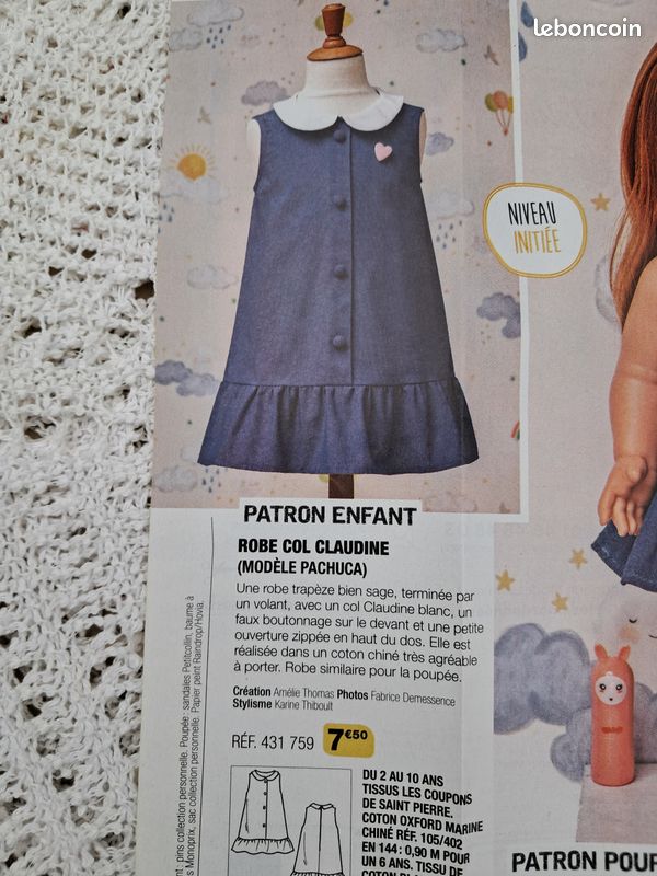 Coudre Robe Enfant Col Claudine Robe Col Claudine Bebe Fille Clearance