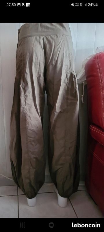 Pantalon large femme taille 36 clockhouse neuf (image 3)