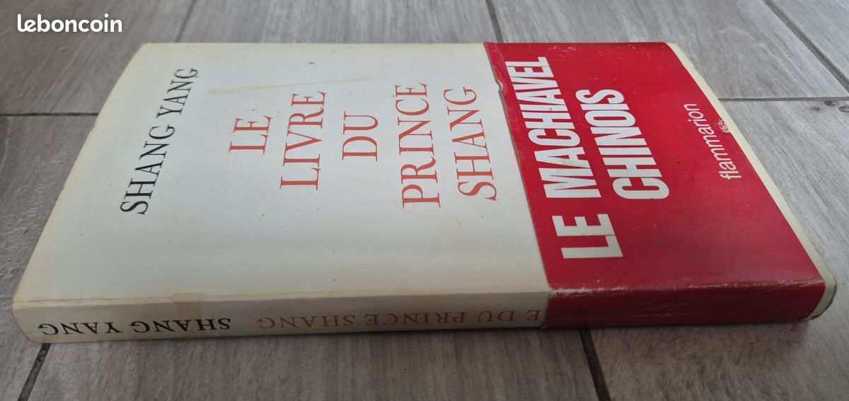 Le Livre du Prince Shang Shang Yang Philosophie Politique Chine Ancienne Flammarion (image 10)