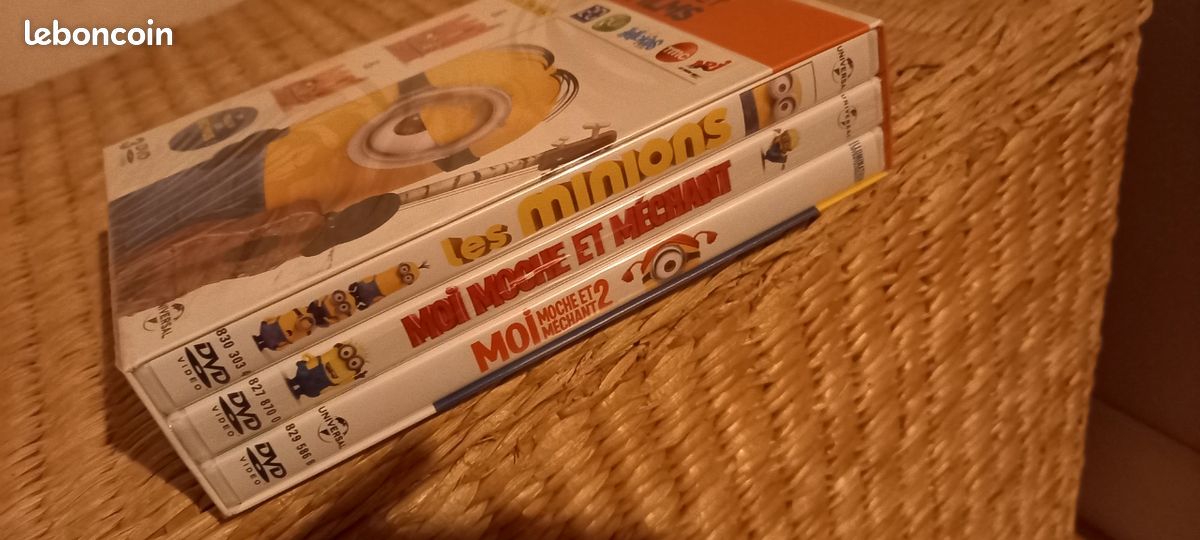 Coffret 3 dvd les minions (image 2)