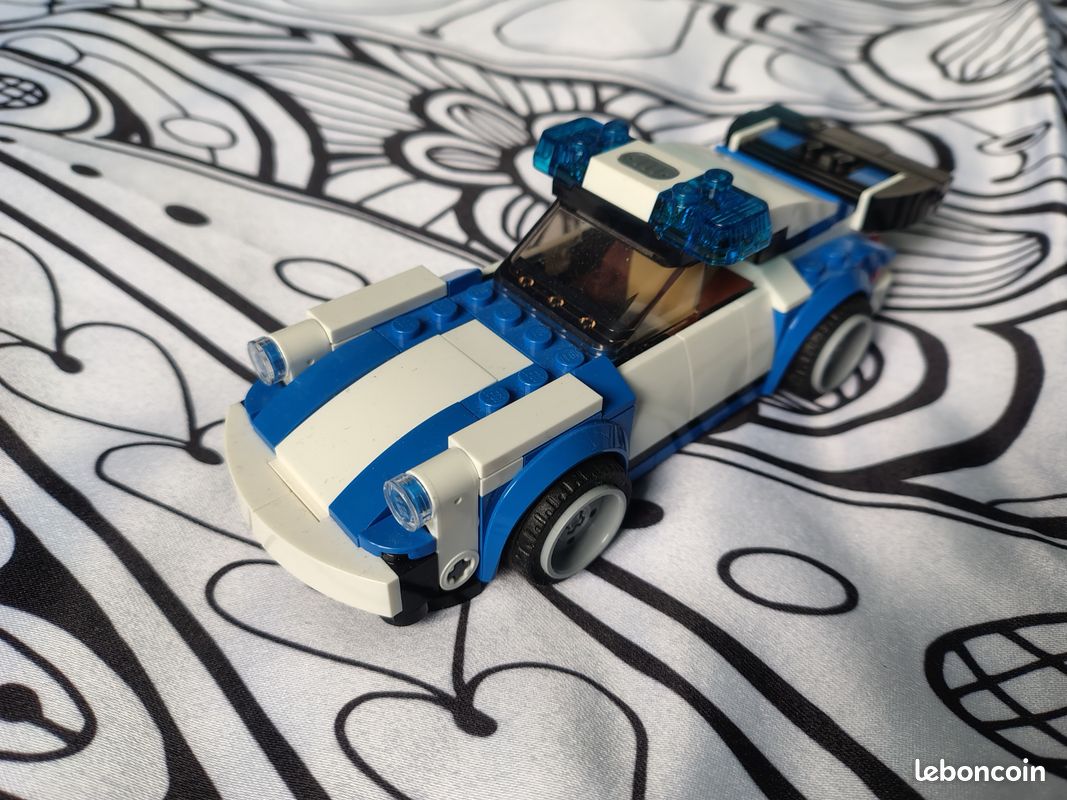 Lego 75895 - 1974 Porsche 911 Turbo 3.0 "Polizei" ou "Police" (100% briques Lego) (image 4)