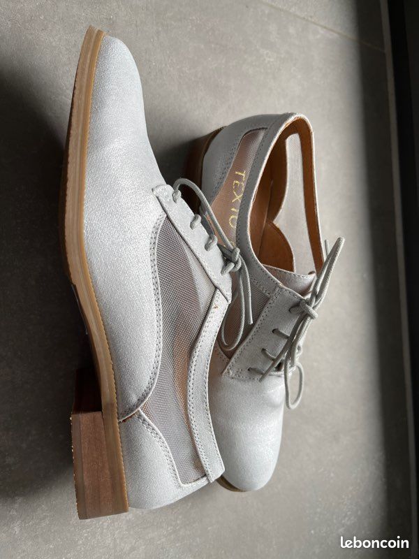 Chaussures grises argentées - neuve - pointure 37 (image 3)