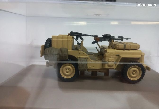Véhicule Militaire Jeep Willys sas - Atlas - 1/43 neuf - Collection