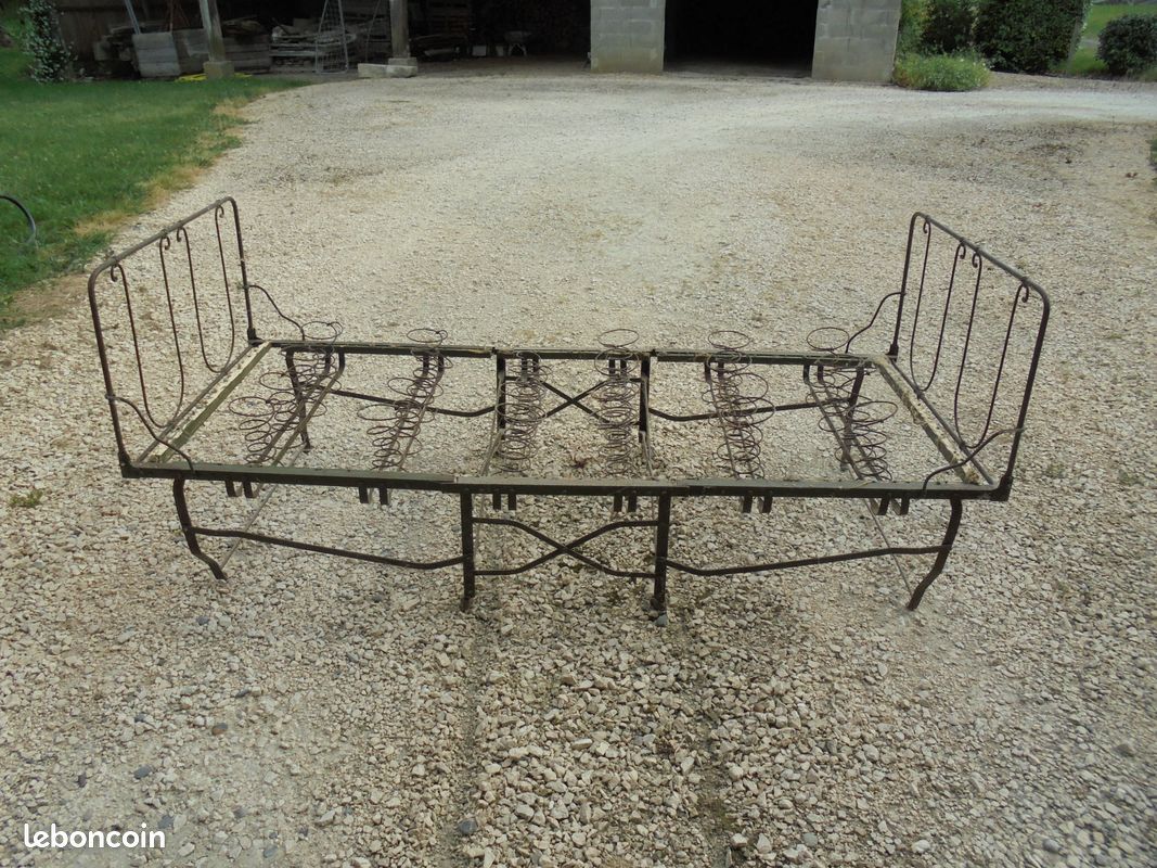 Lit pliant ancien 180x80cm (image 1)
