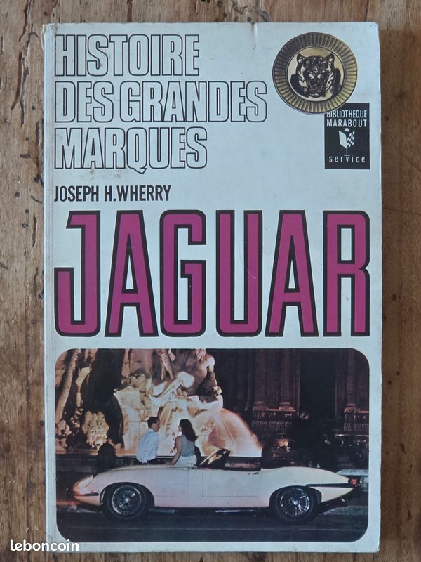 Livre histoire Jaguar Marabout type E XK XJ (image 1)