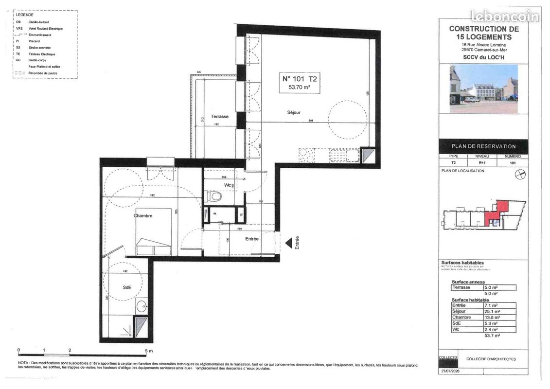 Appartement 1 pièce 54 m² · à Camaret-sur-Mer · 54 m² · 264 992 €