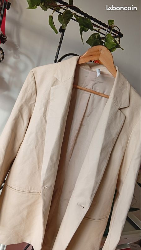 Veste simili cuir taille 38 impĂ©rial đž (image 2)