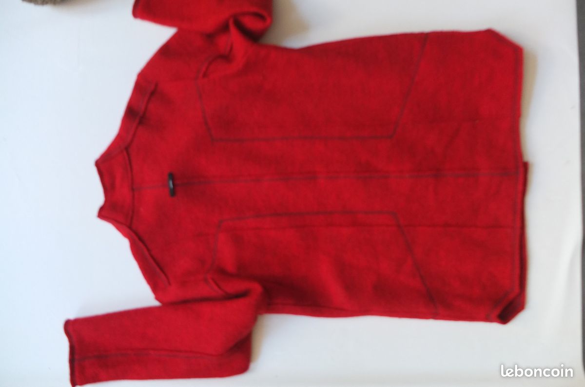 Manteau VESTE rouge COTELAC LUXE TBE (image 4)