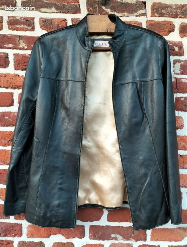 Veste en cuir d'agneau (image 1)