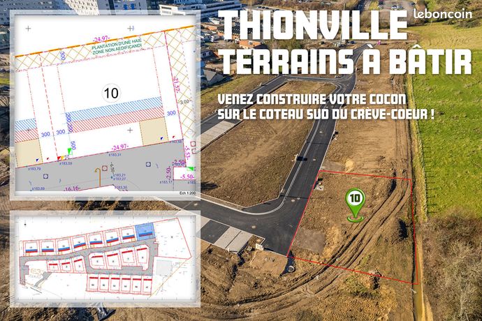 Terrain 539 m² THIONVILLE