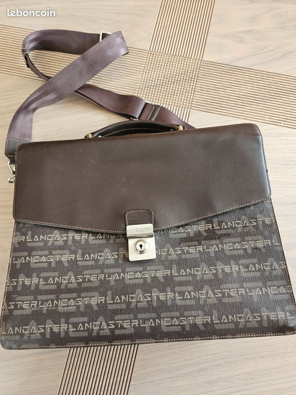 Lancaster Porte Documents Femme Cuir Porte Document Femme